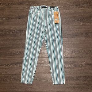 Liverpool Striped Blue and White Jeggings